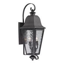 Forged Brookridge 3 Light Outdoor Wall Sconce