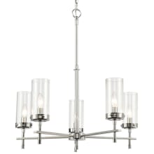 Melinda 5 Light 25" Wide Taper Candle Chandelier