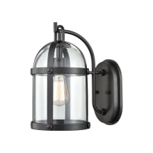 Hunley Single Light 13" Tall Outdoor Wall Sconce