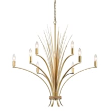 Biscayne Bay 9 Light 34" Wide Taper Candle Style Chandelier