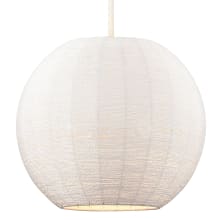 Sophie 3 Light 20" Wide Pendant with Paper Rope Shade