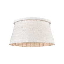 Sophie 3 Light 18" Wide Flush Mount Ceiling Fixture with Paper Rope Shade