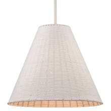 Sophie 3 Light 22" Wide Pendant with Paper Rope Shade