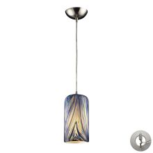 Molten Single Light 5" Wide Instant Pendant with Round Canopy and Hand Blown Glass Shade