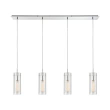 Swirl 4 Light 46" Wide Linear Pendant