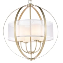 Diffusion 4 Light 24" Wide Chandelier