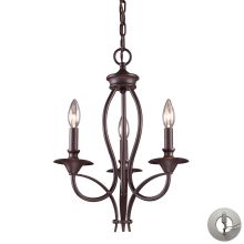 3 Light 1 Tier Chandelier From The Medford Collection