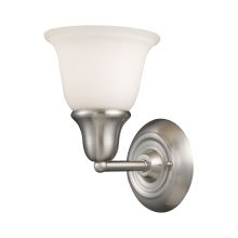 Berwick 1 Light 8" Bathroom Sconce with Frosted Glass Shade