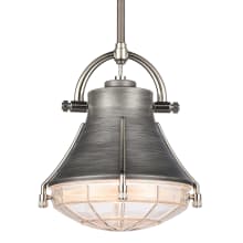 Urbanite 9" Wide Mini Pendant with Clear Glass Shade