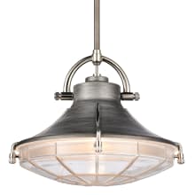 Urbanite 13" Wide Pendant with Clear Glass Shade