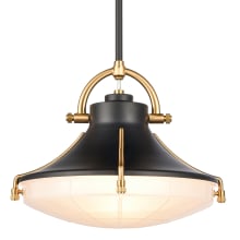 Urbanite 13" Wide Pendant with Frosted Glass Shade