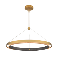Fagan 34" Wide LED Ring Chandelier
