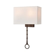 Shannon 2 Light 17" Tall Wall Sconce - Oil Rubbed Bronze