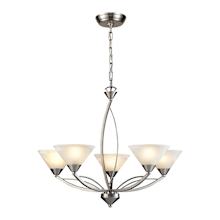 Elysburg 28" Wide 5 Light Chandelier