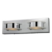 Northholt 2 Light 16" ADA Compliant LED Vanity Fixture with Frosted Glass Shade