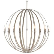 Rotunde 10 Light 38" Wide Taper Candle Style Chandelier