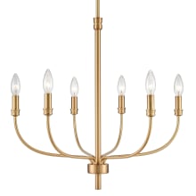 Newland 6 Light 21" Wide Taper Candle Style Chandelier