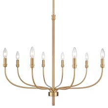 Newland 8 Light 34" Wide Taper Candle Style Chandelier