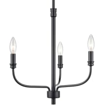 Newland 3 Light 17" Wide Taper Candle Style Chandelier