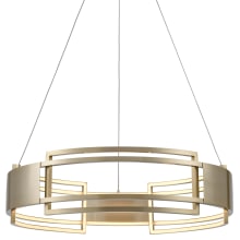Fashionista 24" Wide LED Ring Chandelier