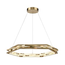 Catana 32" Wide LED Ring Chandelier