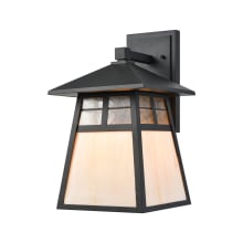 Cottage Single Light 15" Tall Outdoor Wall Sconce