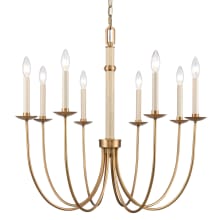 Neville 8 Light 28" Wide Taper Candle Style Chandelier