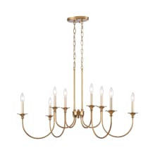 Cecil 8 Light 34" Wide Taper Candle Style Chandelier