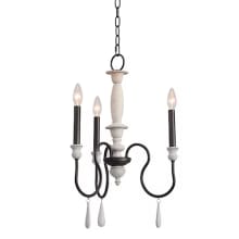 Brownell 3 Light 17" Wide Taper Candle Style Chandelier