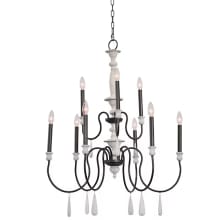 Brownell 9 Light 30" Wide Taper Candle Style Chandelier