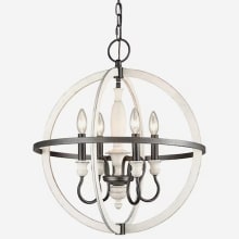 Brownell 4 Light 20" Wide Taper Candle Style Chandelier