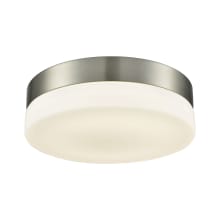 Holmby Single Light 9" Wide Integrated LED Flush Mount Ceiling Fixture with Opal Glass Shade