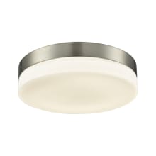 Holmby Single Light 11" Wide Integrated LED Flush Mount Ceiling Fixture with Opal Glass Shade