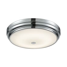 Garvey Single Light 15-3/4" Wide Integrated LED Flush Mount Ceiling Fixture with Frosted Glass Diffuser