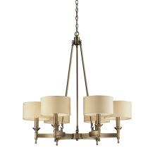 6 Light Chandelier from the Pembroke Collection