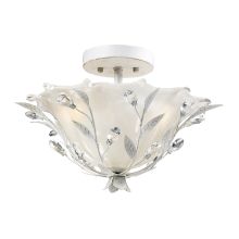 2 Light Semi-flush Ceiling Fixture from the Circeo Collection
