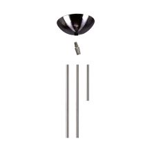 Illuminaire Accessories Satin Nickel Rod Kit with Rods, Swivel, and Canopy
