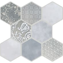 Virtue - 17" x 18" Hexagon Floor Tile - Satin Visual - Sold by Carton (14.43 SF/Carton)