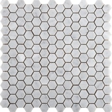 Marble - 12" x 12" Hexagon Wall Tile - Honed Visual - Sold by Sheet (1 SF/Sheet)