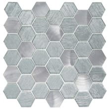 Glitz - 12" x 12" Hexagon Wall Tile - Textured Visual - Sold by Sheet (0.98 SF/Sheet)