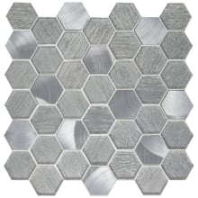 Glitz - 12" x 12" Hexagon Wall Tile - Textured Visual - Sold by Sheet (0.98 SF/Sheet)