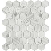 Echo - 12" x 13" Hexagon Wall Tile - Polished Visual - Sold by Sheet (1.1 SF/Sheet)