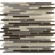 Infinity - 12" x 12" Rectangle Wall Tile - Polished Visual - Sold by Sheet (0.96 SF/Sheet)