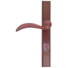 Sandcast Bronze Door Configuration 1 Keyed Entry Multi Point Narrow Trim Lever Set with American Cylinder Below Handle