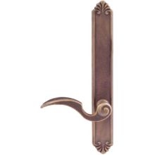 Lost Wax / Tuscany Bronze Door Configuration 4 Inactive Multi Point Narrow Trim Lever Set with American Cylinder Above Handle