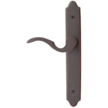 Classic Brass Door Configuration 6 Inactive Multi Point Trim Lever Set with American Cylinder Below Handle