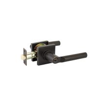 Hanover Single Cylinder Keyed Entry Lever Set from the Brass Modern Collection