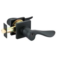 Luzern Single Cylinder Keyed Entry Lever Set from the Brass Modern Collection