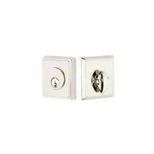 Rectangular Style Brass Modern Single Cylinder Deadbolt