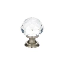 Diamond 1-1/4 Inch Round Cabinet Knob from the Glass Collection